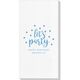 Confetti Dots Let's Party Deville Guest Towels Image 5 of 5